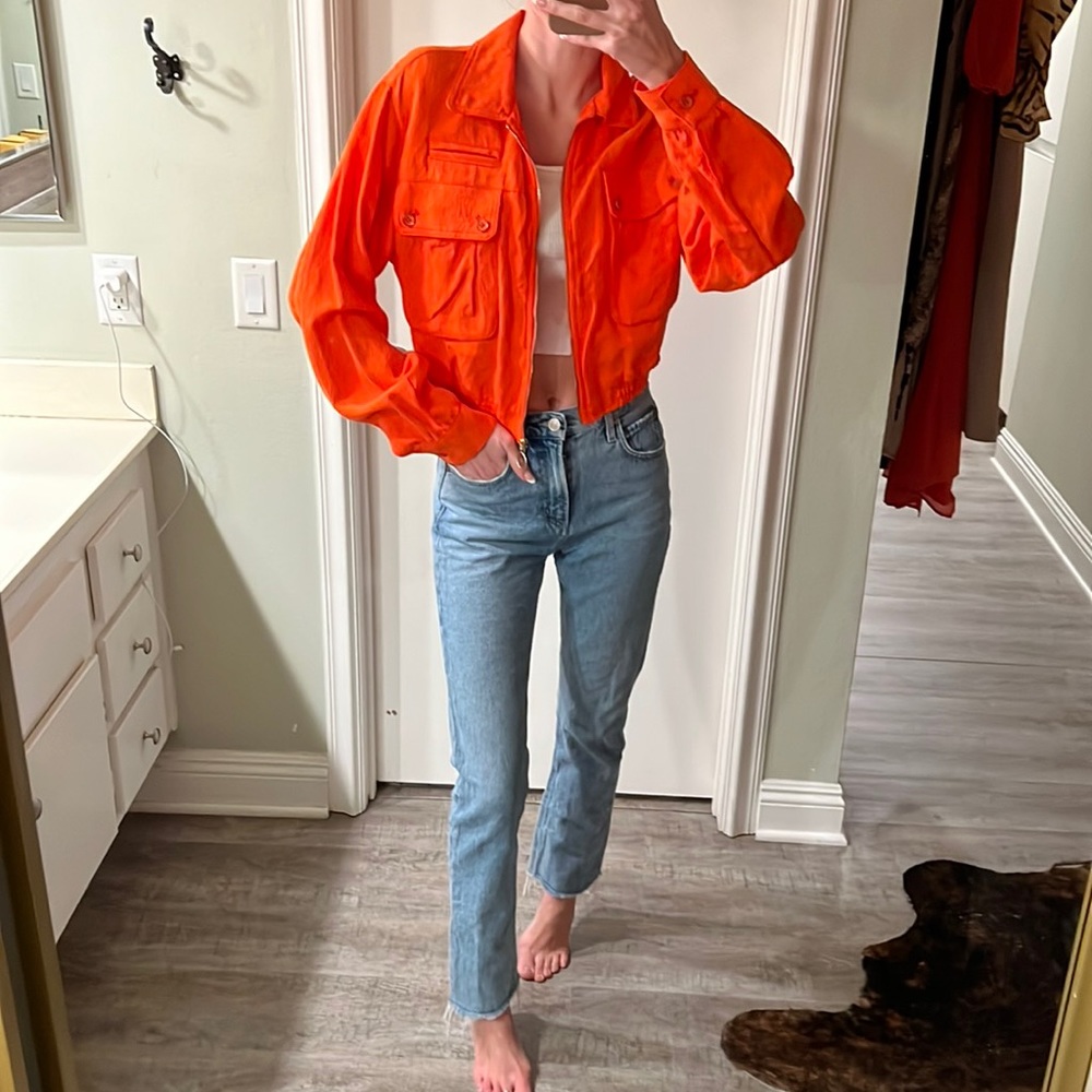 Anthropology cropped jacket
